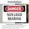 Signmission Non Load Bearing, 10 in W x Rectangle, Vinyl Decal OS-2PACK-DS-D-710-L-1984 - alternate 6